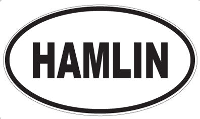 HAMLIN - Oval Magnet