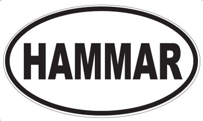 HAMMAR - Oval Magnet