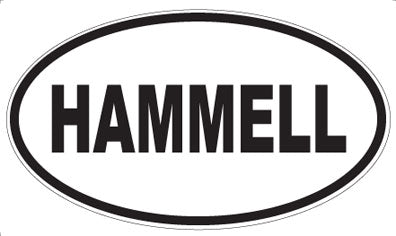 HAMMELL - Oval Magnet