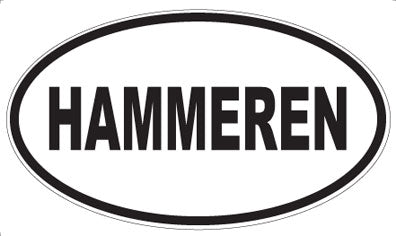 HAMMEREN - Oval Magnet