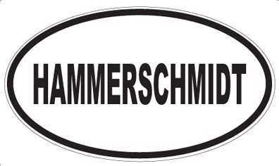 HAMMERSCHMIDT - Oval Magnet