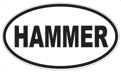 HAMMER - Oval Magnet