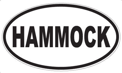 HAMMOCK - Oval Magnet