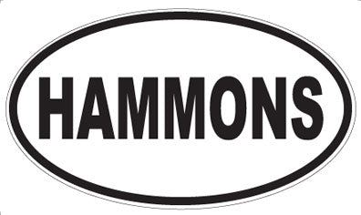 HAMMONS - Oval Magnet