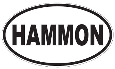 HAMMON - Oval Magnet