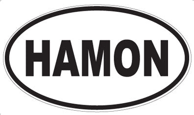 HAMON - Oval Sticker