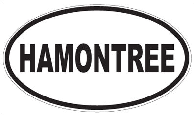 HAMONTREE - Oval Magnet