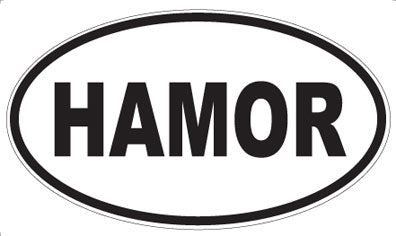 HAMOR - Oval Sticker