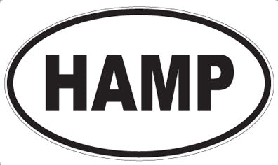 HAMP - Oval Sticker