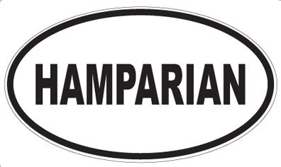 HAMPARIAN - Oval Magnet
