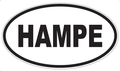 HAMPE - Oval Sticker