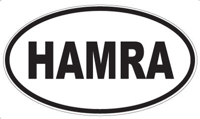 HAMRA - Oval Sticker