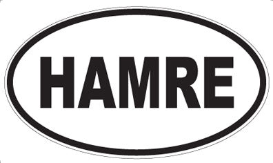 HAMRE - Oval Sticker