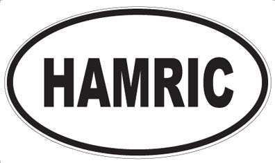 HAMRIC - Oval Magnet