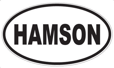 HAMSON - Oval Magnet