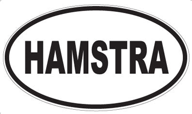 HAMSTRA - Oval Sticker
