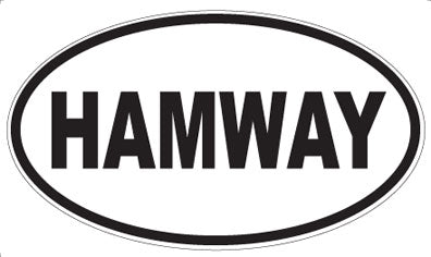 HAMWAY - Oval Magnet
