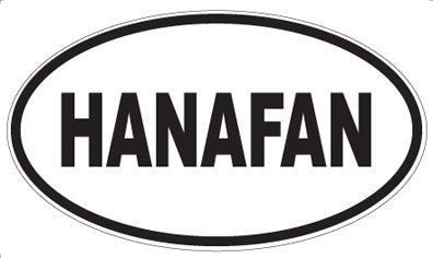 HANAFAN - Oval Magnet