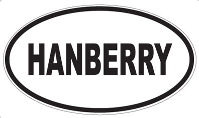 HANBERRY - Oval Magnet