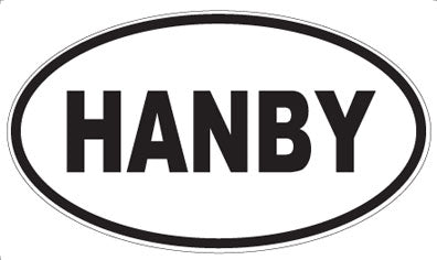 HANBY - Oval Magnet