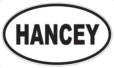 HANCEY - Oval Magnet