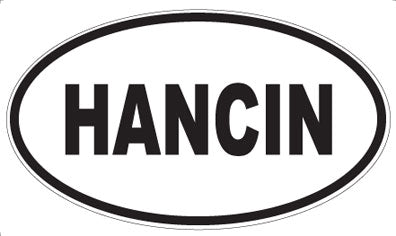 HANCIN - Oval Magnet