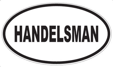 HANDELSMAN - Oval Magnet
