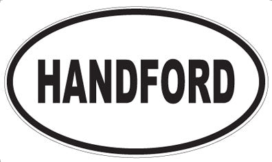HANDFORD - Oval Sticker