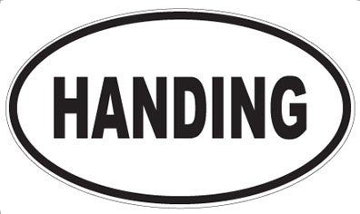 HANDING - Oval Magnet