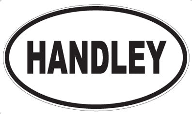HANDLEY - Oval Sticker