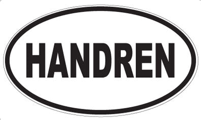 HANDREN - Oval Magnet