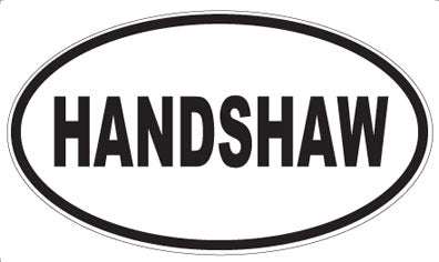 HANDSHAW - Oval Magnet