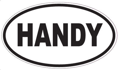 HANDY - Oval Sticker