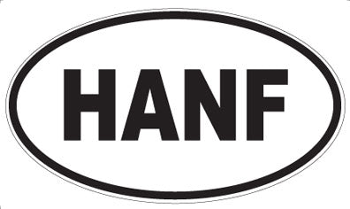 HANF - Oval Sticker