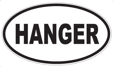 HANGER - Oval Magnet