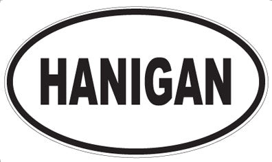HANIGAN - Oval Magnet