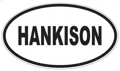 HANKISON - Oval Magnet