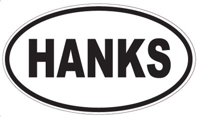 HANKS - Oval Magnet