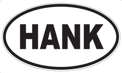 HANK - Oval Magnet