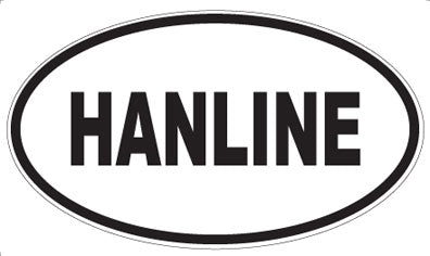HANLINE - Oval Sticker