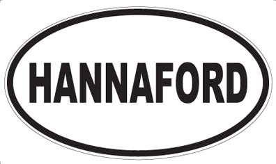 HANNAFORD - Oval Sticker