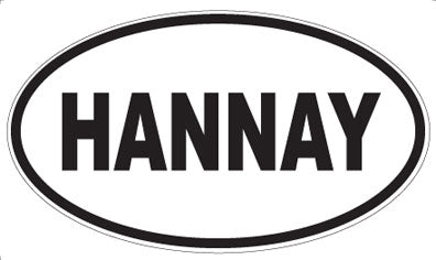 HANNAY - Oval Magnet