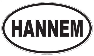 HANNEM - Oval Magnet