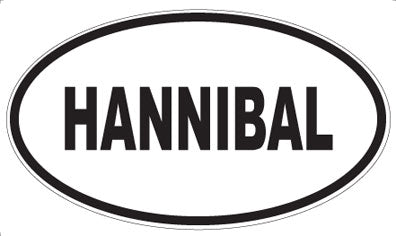 HANNIBAL - Oval Magnet