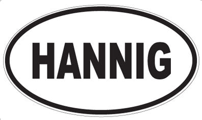 HANNIG - Oval Magnet