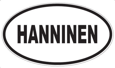 HANNINEN - Oval Magnet