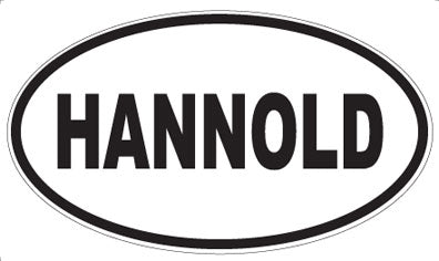 HANNOLD - Oval Magnet