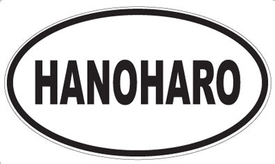 HANOHARO - Oval Sticker
