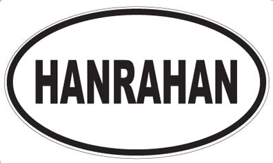 HANRAHAN - Oval Sticker