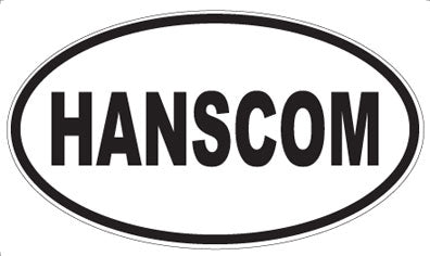 HANSCOM - Oval Sticker